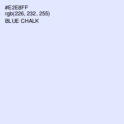 #E2E8FF - Blue Chalk Color Image